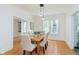 Inviting dining room with hardwood floors, neutral colors, and natural light at 3750 Totem Ln, Indianapolis, IN 46208