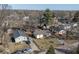 Aerial view of the neighborhood, displaying a cozy neighborhood and home layout at 3751 N Sadlier Dr, Indianapolis, IN 46226