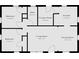 Floor plan featuring the dimensions and layout of the main rooms in the home at 3751 N Sadlier Dr, Indianapolis, IN 46226