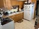 Functional kitchen with ample cabinet space and practical appliances at 424 Wayside Dr, Plainfield, IN 46168