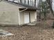 Side view of home's detached one car garage at 4534 N State Road 9, Anderson, IN 46012