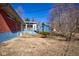 A well-maintained backyard features manicured landscaping and a detached garage at 493 N Avon Ave, Avon, IN 46123