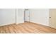 This bedroom features wood floors, white walls, and a large closet at 493 N Avon Ave, Avon, IN 46123