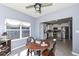 Inviting dining space with backyard views located off the kitchen at 6199 N Caraway Dr, McCordsville, IN 46055