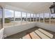 Screened patio with view of the pond and neighborhood at 6323 Willow Branch Way, Plainfield, IN 46168