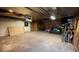 Unfinished garage offers lots of storage and project space; ready for your own touch at 644 S Cole St, Indianapolis, IN 46241