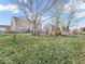 A sprawling backyard featuring a fire pit area is ideal for entertaining guests at 6620 Avalon Blvd, Avon, IN 46123