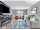 Inviting living space with a modern fireplace and cozy seating at 6620 Avalon Blvd, Avon, IN 46123