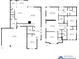 Detailed floor plan showcasing the layout of the first and second floors with labeled rooms at 6915 Diamondleaf Way, Brownsburg, IN 46112