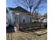 View of the backyard with fence at 710 E 6Th St, Anderson, IN 46012