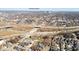 An aerial view of the property, located near a highway and the Fountain Square landmark at 721 E Morris St, Indianapolis, IN 46203