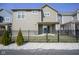 View of a backyard with a fenced perimeter and a covered patio area for outdoor living at 7228 Broadacre Ct, Carmel, IN 46033