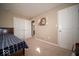 A comfortable bedroom boasts natural light, neutral decor, and ample space for relaxation and personalization at 7239 Bellini Ln, Indianapolis, IN 46259