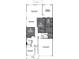 Detailed floor plan showcasing the layout of the home including bedrooms and bathrooms at 7572 Bluegill Dr, Noblesville, IN 46062