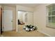Bedroom featuring a sliding mirror closet to save space, and a modern toy car at 8172 Shottery Ter, Indianapolis, IN 46268