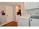 Functional laundry room area with washer and dryer hookups and ample natural light at 8172 Shottery Ter, Indianapolis, IN 46268