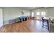 Spacious rec room featuring hardwood floors, neutral paint, and a pool table at 8205 Bass Dr, Nineveh, IN 46164