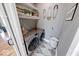 Laundry room equipped with modern washer and dryer, creating a convenient space for chores at 8205 Bass Dr, Nineveh, IN 46164