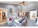 Bright bedroom with stylish decor, offering a comfortable and inviting space at 8205 Bass Dr, Nineveh, IN 46164