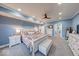 Cozy main bedroom features stylish decor, soft carpet, and an inviting atmosphere at 8205 Bass Dr, Nineveh, IN 46164