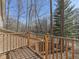 Backyard deck with views of the tranquil lake, offering a peaceful outdoor retreat at 8460 S Green Dr, Nineveh, IN 46164