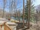 Serene backyard with a tranquil waterfront view, offering a peaceful escape at 8460 S Green Dr, Nineveh, IN 46164