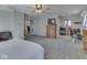 Expansive bedroom with neutral decor, soft carpet, and ample natural light for a comfortable ambiance at 8460 S Green Dr, Nineveh, IN 46164