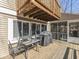 Outdoor deck with dining area and grill, perfect for entertaining and enjoying outdoor meals at 8460 S Green Dr, Nineveh, IN 46164