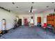 Spacious garage with ample storage, room for a motorcycle, and convenient access at 8715 Legion Ln, Indianapolis, IN 46231
