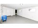 Open basement featuring painted floors, utility connections, and access to other rooms at 9923 N 125 W, Fortville, IN 46040