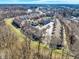 Scenic aerial view of townhouses in a well-maintained community, offering a glimpse of urban living at 1074 Reserve Way, Indianapolis, IN 46220