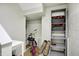 Well-lit basement area with storage shelves, perfect for organizing your belongings at 1074 Reserve Way, Indianapolis, IN 46220