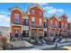 Townhome complex with beautiful brick exterior, and private entrances at 1074 Reserve Way, Indianapolis, IN 46220