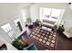 This home features a large living room and hardwood floors at 1074 Reserve Way, Indianapolis, IN 46220