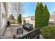 Inviting backyard patio featuring comfortable seating, a fire pit, and well-maintained landscaping at 1120 Oak Hill Ln, Cicero, IN 46034