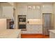 Beautiful kitchen with stainless steel appliances and hardwood flooring at 1738 Pathway S Dr, Greenwood, IN 46143