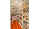 Organized pantry with ample shelving space for storage and easy access to kitchen essentials at 1738 Pathway S Dr, Greenwood, IN 46143