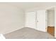 Bedroom features closet and neutral carpet at 19599 Atwater Ave, Sheridan, IN 46069