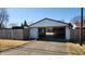 Detached garage with an open door and space to park at 2317 Courtney Rd, Indianapolis, IN 46219