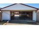 Detached garage with an open door and space to park at 2317 Courtney Rd, Indianapolis, IN 46219