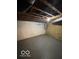 Unfinished basement area with concrete flooring and exposed ceiling at 3302 E 42Nd St, Indianapolis, IN 46205