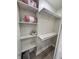 Walk in closet provides ample storage with shelving for organization at 3561 Bowen Pl, Indianapolis, IN 46221
