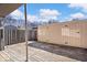 Backyard wooden deck featuring ample storage for tenant convenience at 4307 Dahlia Ct, Indianapolis, IN 46220