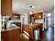 Spacious kitchen featuring custom cabinets, granite countertops, stainless steel appliances, and a functional center island at 4309 Worchester Ct, Carmel, IN 46033