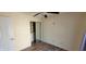 Bedroom with laminate floors and closet, ready for your personal touch at 4969 Fairway Dr, Avon, IN 46123
