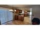 Updated kitchen featuring stainless steel appliances, wood cabinets, and eat-in area at 4969 Fairway Dr, Avon, IN 46123