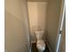 Efficient bathroom featuring a toilet and a compact design, perfect for functionality and space-saving at 518 Waterford Way, Danville, IN 46122