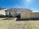 Fenced backyard provides privacy and security for outdoor enjoyment at 734 W 9Th St, Greenfield, IN 46140