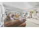 Large living space with hardwood floors and access to outdoor lake view at 7780 Paw Paw Dr, Nineveh, IN 46164