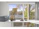 Well lit office space with lake views and built in desk at 7780 Paw Paw Dr, Nineveh, IN 46164